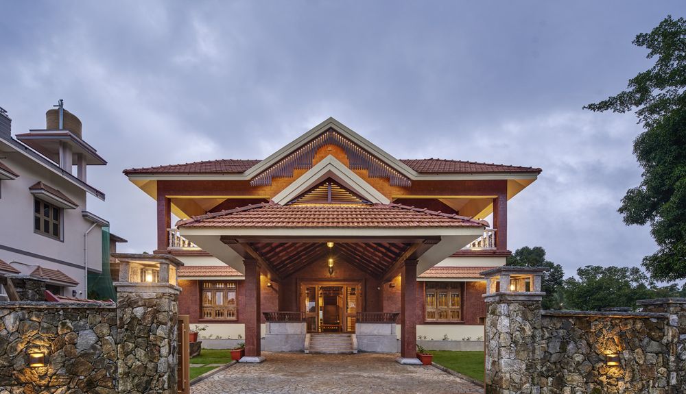 With roots in traditional South Indian Architecture, this Courtyard ...