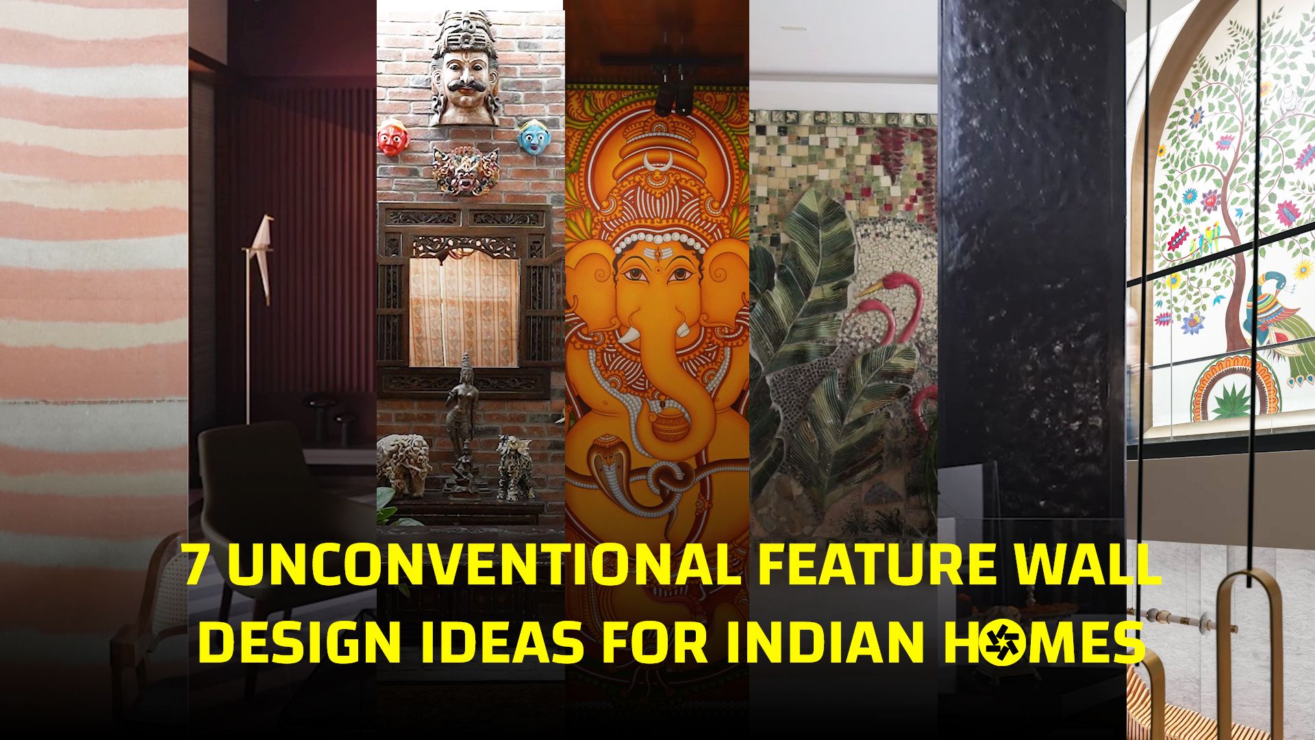 7 Unconventional Feature Wall Design Ideas for Indian Homes