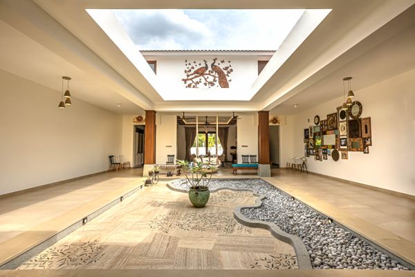 Summer House - a Contemporary Farmhouse inspired by Tamil Nadu's Rich Cultural Landscape